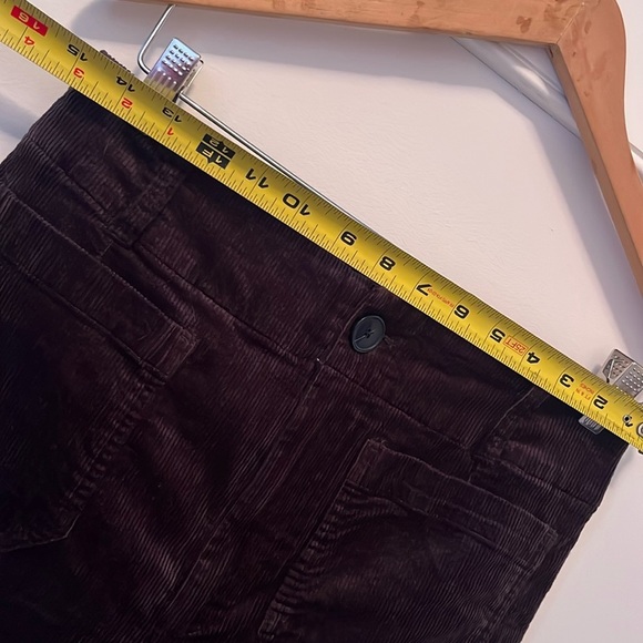 Anthropologie The Colette Cropped Wide-Leg Pants Corduroy Edition Size 28 NWT - Picture 6 of 15